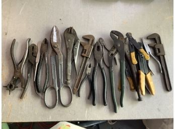 Pliers, Wire Strippers, Tin Snips And More