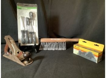 Tools-Planes, Screwdriver Set, Brush