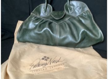New-Patricia Nash Italian Leather Handbag With Storage Bag