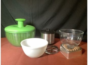 Kitchenware -Lotsa Good Stuff Including Oxo Salad Spinner
