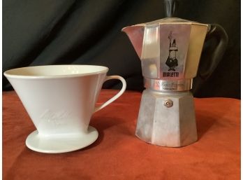 Bialetti Moka Espresso  &  Melita Coffee Maker