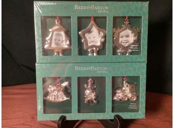 New In Box-Reed & Barton Holiday Ornaments
