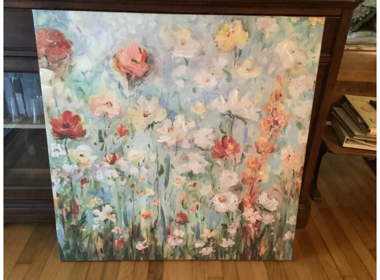 Oil Painting Artwork- The Floral Garden