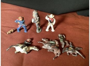 Die Cast Cowboy & Indian Toys