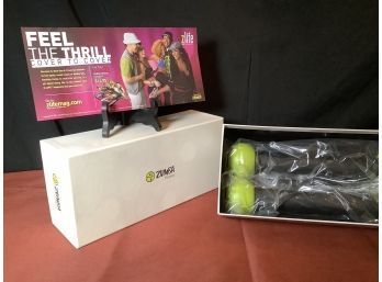 NEW IN BOX-ZUMBA FITNESS WEIGHTS