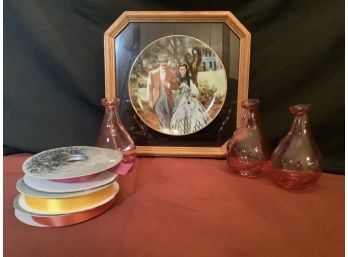 Gone With The Wind Plate 1989 In Custom Frame & More