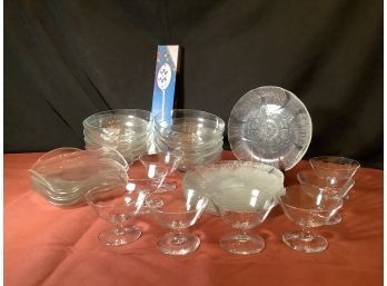 BIG LOT-SALAD PLATES, LUNCHEON DISHES, DESSERT DISHES