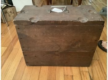 Wooden Work Or Storage  Box