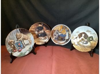 Adorable Collector Doggie Plates & Mothers Day Plate