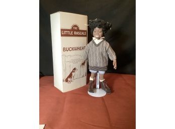 BuckwheatThe Little Rascals Doll W/ COA & Box