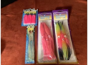 Squid And Dusters Lures