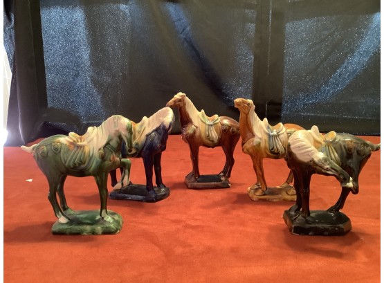 Collection Of Ceramic Horses