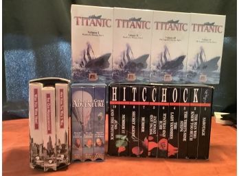 VHS Tapes Including New  Never Used Hitcchock