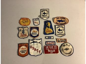 Collectible Fishing Tournament Patches- Most From Long Island, NY