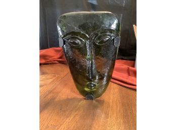 Free Form Glass Face On Stand