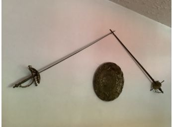 Decorative Swords & Brass Wall Hangings