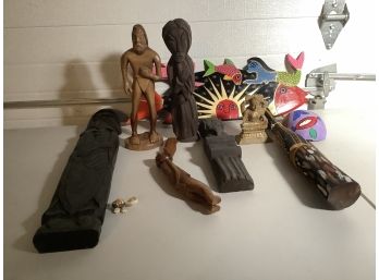 World Traveler  Carved Figurines