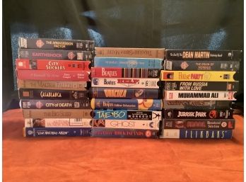 Miscellaneous Collection Of VHS Tapes