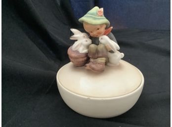 Hummel  Jewelry Holder Or Candy Dish- Marked W. Germany