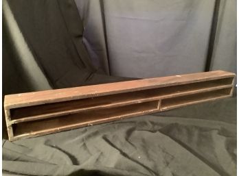 Long Wood Tool Box