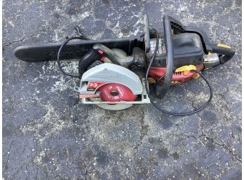 Skilsaw And   Chain Saw