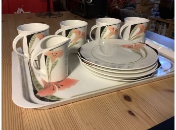 Villeroy & Boch  Porcelain Luncheon Set With Tray