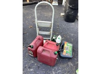 Gas Cans, Hand Cart And More