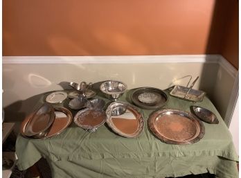 Silver Plate & Stainless Serving Ware