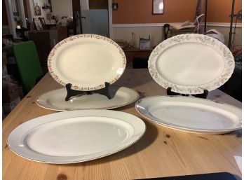 Group Of Large Serving Platters