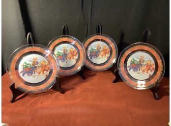Disney Winnie The Pooh Christmas Plates