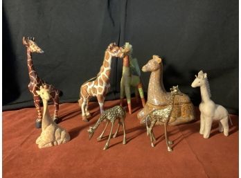 A Giraffe  Collection From Around The World