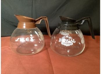 2 Glass Coffee Pots