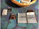 ASSORTMENT OF CIGARETTE LIGHTERS & PLAYING CARDS