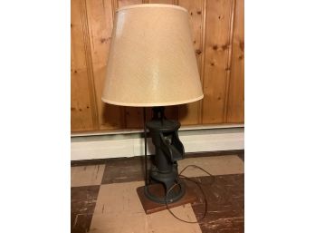 Cast Iron Water Pump Lamp