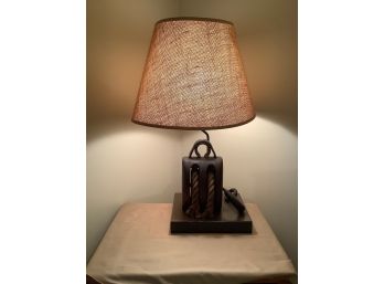 Authentic Block (pulley) & Hook Lamp
