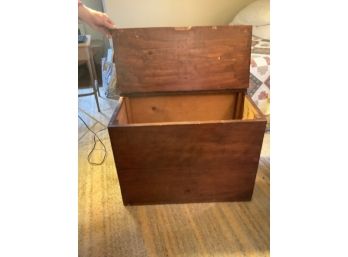 Wood Storage Chest Or Toy Chest