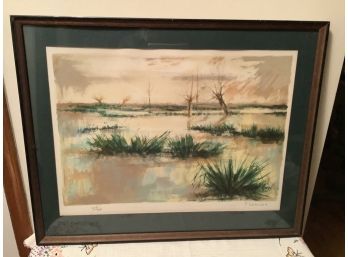 Listed Artist Pierre Letellier Lithograph Limited Edition With COA