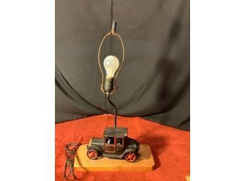 Cast Iron Car Lamp