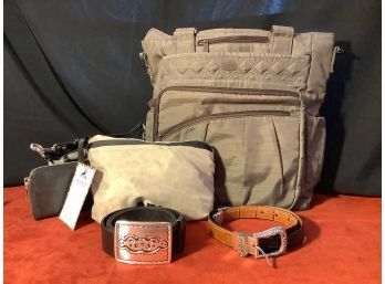 Packable Backpack In Sac , Tote Bag, Belt & Pocketbook