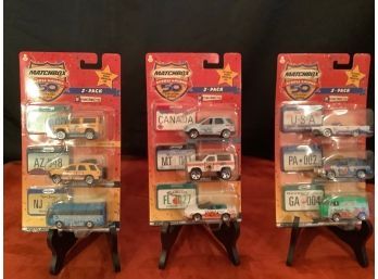 NEW-MATCHBOX -COLLECTOR STATE CARS 3 PACKS