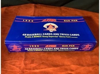 Score 1989 Baseball Cards