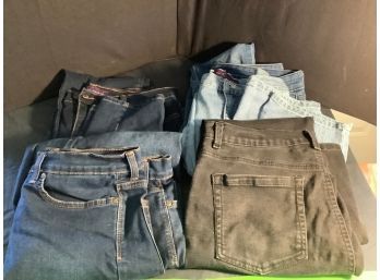 5 Pairs Womens Jeans Size 14