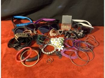 Large Assorted Lot Including Bracelets, Cuff Links & More