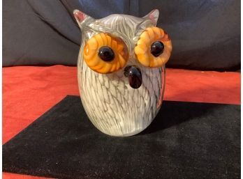 Handmade Glass Owl