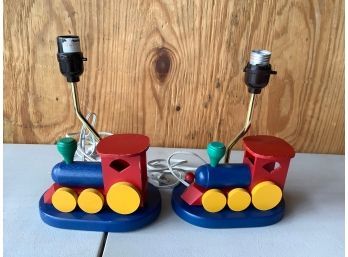 Pair Of Childrens Lamps