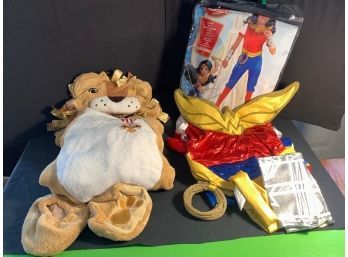 Wonder Woman And Wisard Of Oz Lion Costumes
