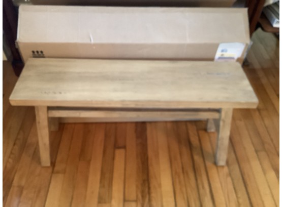 Threshold Bench Brand New In Box With Tag Natural Finish