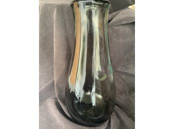 Mid Century Modern Green Large Vase/ Vessel