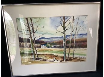 WATER COLOR BY  Listed ARTIST  SIG GRUENWALD