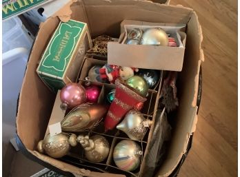 BAG FULL OF HOLIDAY/CHRISTMAS ORNAMENTS-BAG IS FULL!
